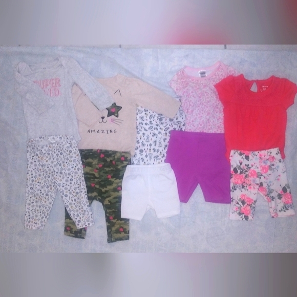 Carter's Other - Bundle of ten pieces for baby girl 0-6 months